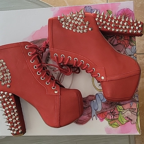 Jeffrey Campbell Spike Lita Boots - Picture 3 of 4